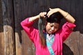 LONGSHENG PING AN, GUANGXI AUTONOMOUS REGION, CHINA Ã¢â¬â CIRCA JUNE 2016: Portrait of the long hair woman from ethnic minority Yao Royalty Free Stock Photo